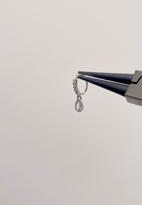 Misbah nose ring - gold/silver