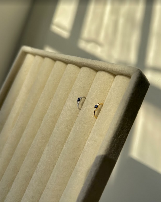 Royalty nose ring - gold/silver