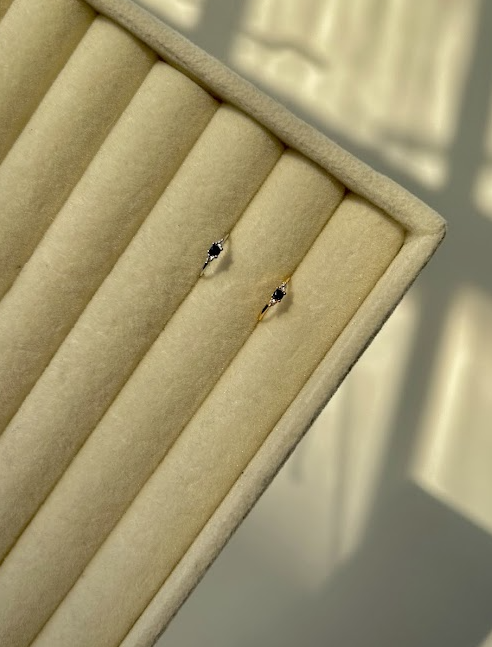 Royalty nose ring - gold/silver