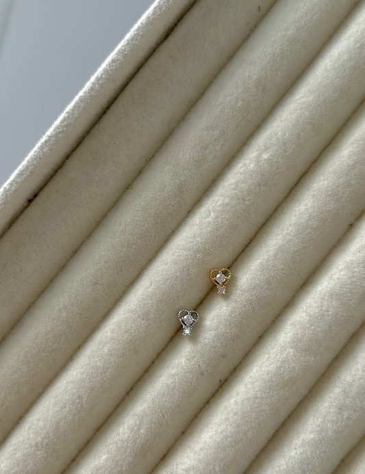 Promise Nose Stud - gold/silver