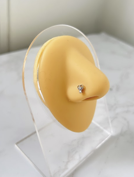 Promise Nose Stud - gold/silver