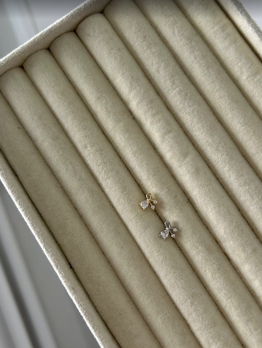 Miffy Nose Stud - gold/silver