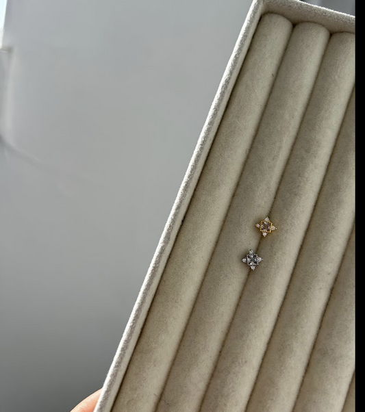 Ophelia Nose Stud - gold/silver