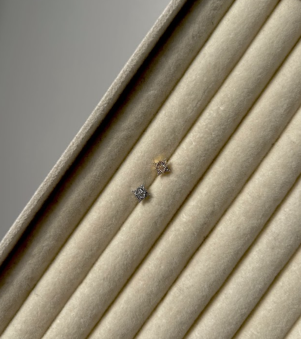 Ophelia Nose Stud - gold/silver