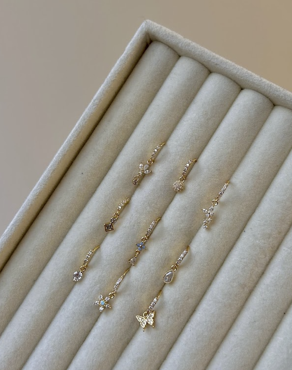 Saima nose ring - gold/silver