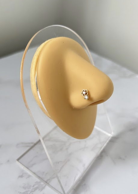 Aila Nose Stud - gold/silver