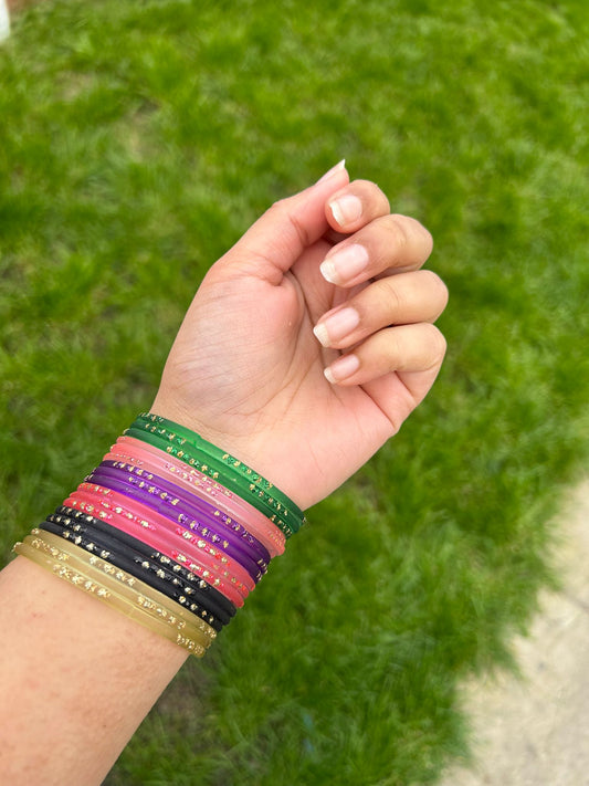 Aaina glass bangle set